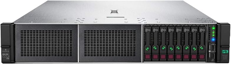 HPE Proliant DL380 Gen10 8B SFF 2U Server, 2X Intel Xeon Silver 4114 2.2Ghz (20-cores Total), 128GB DDR4 RAM, 4X 1.2TB 2.5” 10K SAS 12Gbps, P408i-a SR 2GB RAID, No Operating System (Renewed)