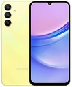 SAMSUNG Galaxy A15 (SM-155M/DSN), 128GB 6GB RAM, Dual SIM, Factory Unlocked GSM, International Version (Ring Grip Case Bundle) (Yellow)