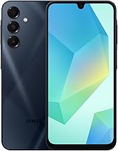 SAMSUNG Galaxy A16 5G LTE (256GB + 8GB) Latin Version SM-A166M/DS Factory Unlocked 6.7" Dual Sim 50MP Dual Cam (Case Bundle) - (Blue Black)