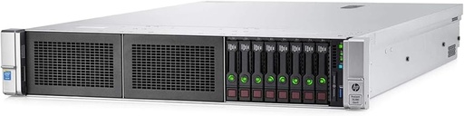 HPE ProLiant DL380 Gen9 2U RackMount 64-bit Server + 2×8-Core E5-2640v3 Xeon 2.6GHz CPUs + 64GB PC4-2133P RAM + 8×600GB 10K SAS SFF HDD, P440ar RAID, 4×GigaBit NIC, 2×Power Supplies, NO OS (Renewed)