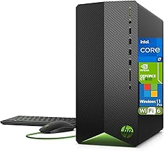 Pavilion Tower Desktop Computer, Intel 8-Core i7-11700F up to 4.9GHz, 32GB DDR4 RAM, 1TB PCIe SSD, GeForce GT 610 2GB, WiFi 6, Bluetooth, Type-C, RJ-45, HDMI, Windows 11 Pro, WE/PGPY