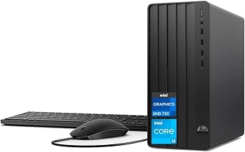 Pro Tower 290 G9 Business Desktop, 12th Gen Intel 4-Core Processor (Beats Core i7-9700), 16GB RAM, 256GB PCIe SSD + 1TB HDD, 2-Monitor Support 4K, DVD-RW, HDMI, VGA, Wi-Fi, Windows 11 Pro, Black