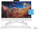 2022 All-in-One Desktop, 21.5" FHD Display, Intel Celeron J4025 Processor, 8GB RAM, 256GB PCIe SSD, Webcam, WiFi, HDMI, RJ-45, Wired Keyboard&Mouse, Windows 11 Home, White