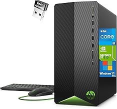 Pavilion Tower Desktop Computer, Intel Hexa-Core i5-10400F (Beat i7-8700), 16GB DDR4 RAM, 1TB PCIe SSD, GeForce GT 610 2GB, USB WiFi Adapter, RJ-45, Type-C, HDMI, VGA, Windows 11 Pro, WE/PGPY