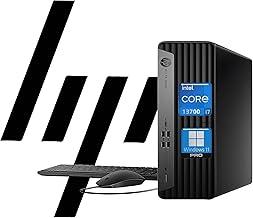 Elite 600 G9 SFF Business Desktop Computer, Latest 16-core Intel Core i7-13700 Processor, 32GB DDR5, 1TB PCIe SSD, Support Triple 4K Display, USB-C, HDMI, RJ-45, Wi-Fi, Wired KB&Mouse, Win11 Pro