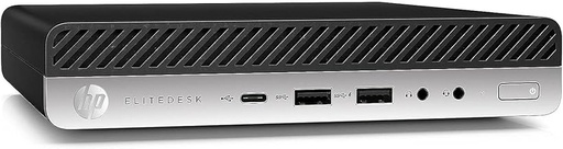 HP EliteDesk 800 G4 Mini Tiny Business PC, Intel Hexa-Core i5-8500T up to 3.5GHz, 16GB DDR4 RAM, 256GB NVMe SSD, Dual Monitor Support, WiFi, Bluetooth, HDMI, DisplayPort, Win11 Pro 64-bit (Renewed)
