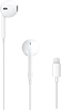 Apple EarPods Headphones with Lightning Connector, Wired Ear Buds for iPhone with Built-in Remote to Control Music, Phone Calls, and Volume