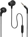JBL Endurance Run 2 Wired - Waterproof Wired Sports in-Ear Headphones, Pure Bass Sound, Hands-Free Calls, Never Hurt. Never Fall Out. (Black)