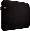 Amazon Basics 17.3-inch Laptop Sleeve, Protective Case with Zipper - Black