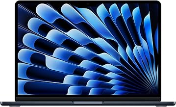 2025 MacBook Air 13-inch Laptop with M4 chip: Built for Apple Intelligence, 13.6-inch Liquid Retina Display, 16GB Unified Memory, 256GB SSD Storage, 12MP Center Stage Camera, Touch ID; Midnight