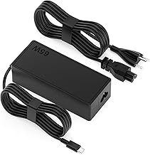 65W USB C Type C Fast Charging Universal Laptop Charger Replacement Compatible with HP, Dell, Lenovo, Acer, Asus, Samsung, Google Series Adapter Power Cord