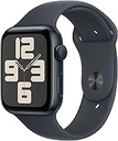 Watch SE (2nd Gen) [GPS 44mm] Smartwatch with Midnight Aluminum Case with Midnight Sport Band M/L. Fitness and Sleep Trackers, Crash Detection, Heart Rate Monitor, Retina Display